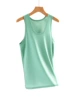 Mint green narrow shoulders