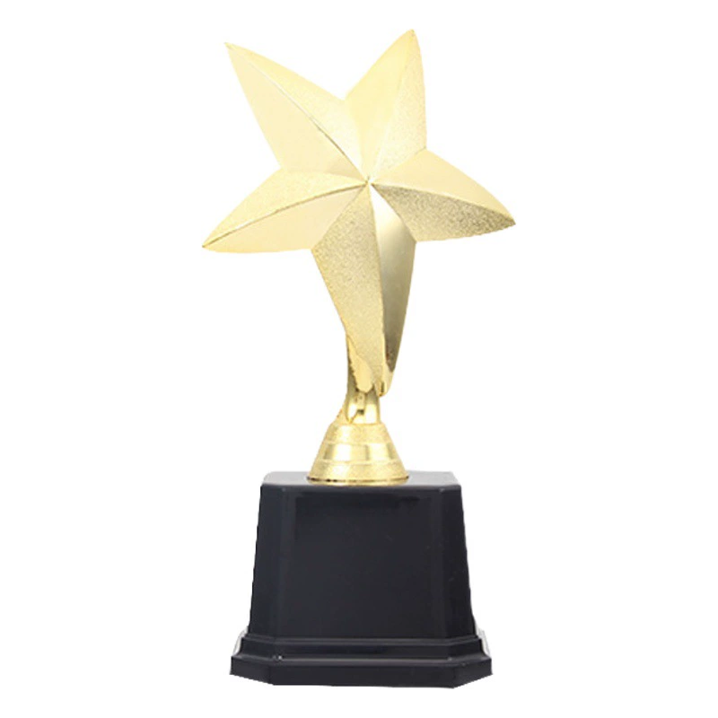 Творческий Звездный Трофей Оптовая Пластиковый Пятиконечная Звезда Трофей Детский Сад Школа Детские Соревнования Баланс Автомобиль Небольшой Трофей