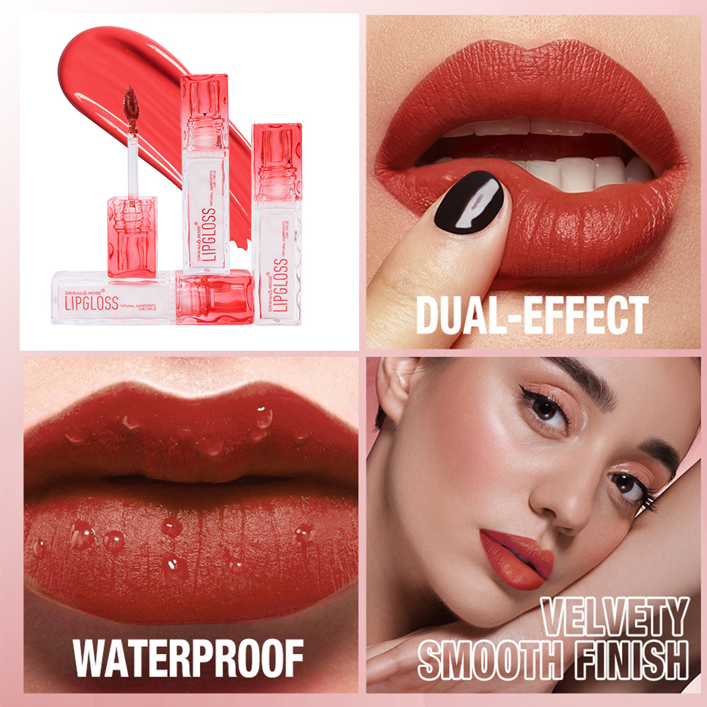 Cross-border Non-stick Cup Glaze Velvet Matte Nude Color Whitening Lipstick Waterproof Long-lasting Lip Gloss Cosmetics_voghion.com