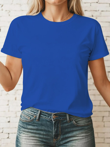 Soft T Shirt Soft Comfortable Solid Color Short