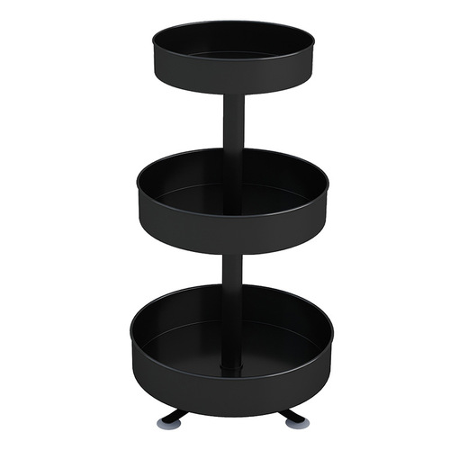 Kitchen rack spice rack household spice storage box multi-functional 360-degree rotating floor-standing storage rack