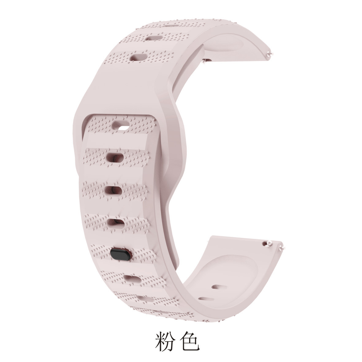 Adecuado para Samsung/Huawei/huami/jiaming/patrón de grano de arroz patrón de puntos correa de silicona 12/16/18/20/22