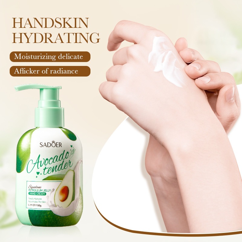 Transfronterizo spot vaselina serie anti-agrietamiento crema de manos de té verde otoño y invierno productos de cuidado de la piel fábrica directa image 4