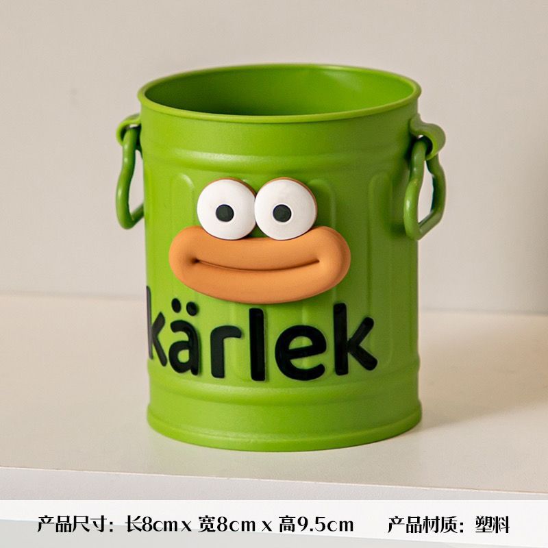 [Actividad] bolígrafo de boca grande, alto valor de la cara, escritorio estudiantil, bolígrafo extraño, barril de almacenamiento retro americano, 3 papelería