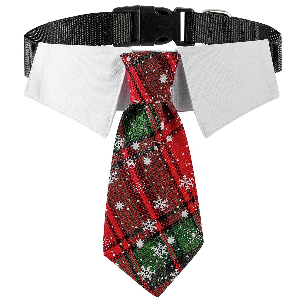 Tanpopo Navidad PET collar tie ropa para mascotas accesorios para mascotas pequeño mediano y grande perro tie