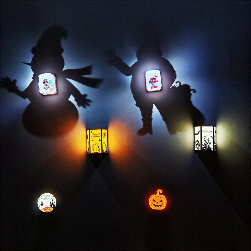 Halloween Light and Shadow Lamp, Christmas Night Light, Ghost Projection Lamp, Wall Lamp, Atmosphere Decorative Lamp, Grim Reaper, Pumpkin, Bat Halloween Light and Shadow Lamp, Christmas Night Light, Ghost Projection Lamp, Wall Lamp, Atmosphere Decorative Lamp, Grim Reaper, Pumpkin, Bat