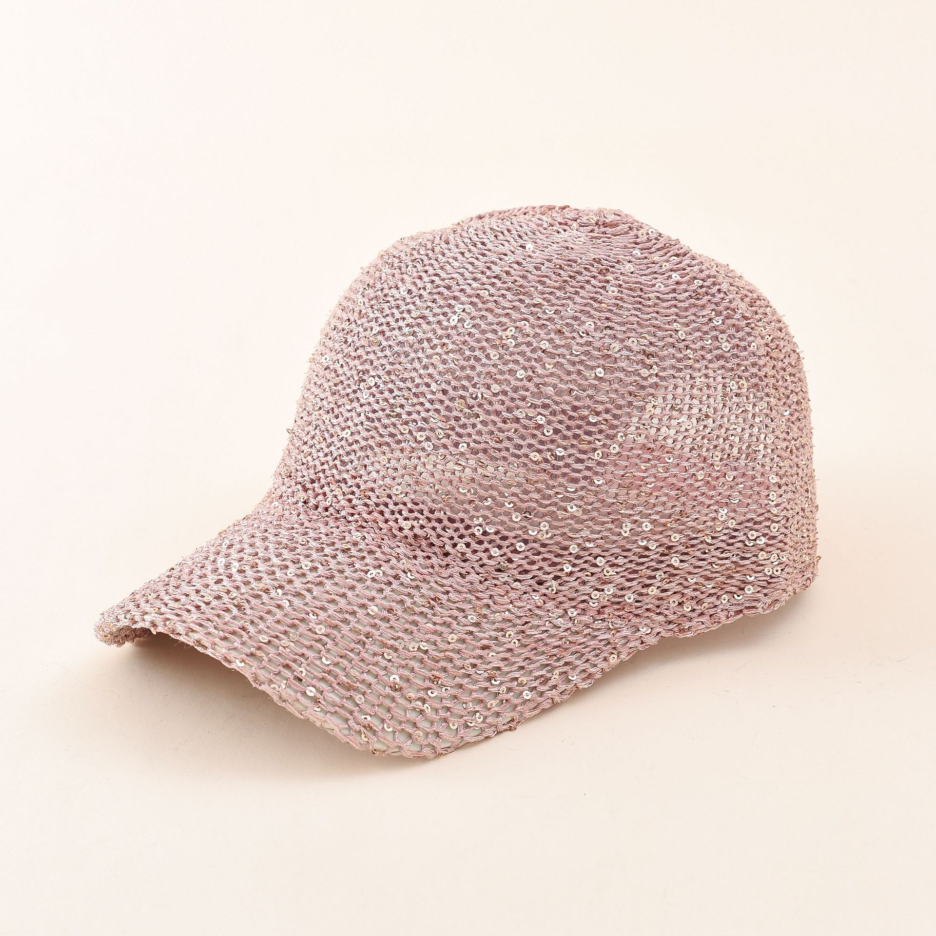 Las mujeres de estilo coreano de moda de verano a prueba de sol gorra de béisbol transpirable de malla hueca