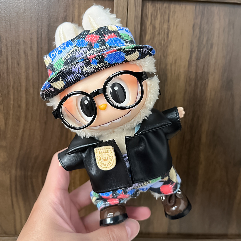 ラブブ 17 センチメートル人形ベビー服ラブブ服ビニールかわいいドレスアップカジュアルスーツぬいぐるみ服|undefined