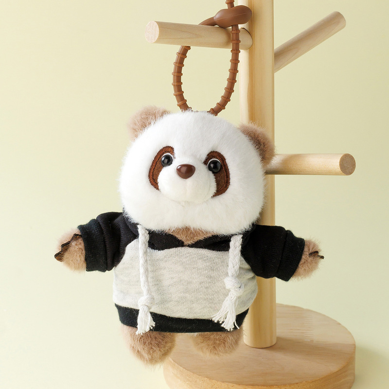 かわいいスウェットシャツ、レッサーパンダ人形、ペンダント、キーホルダー、バッグアクセサリー、会社イベントの小さなギフト、卒業記念ロゴ|undefined