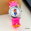 Silica gel children's cartoon quartz electronic watch, 3D