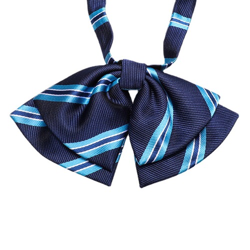 jk uniform bow tie female solid color feather Japanese style beveled flat angle student collar flower bow sailor suit small object collar flower
