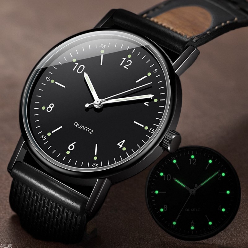 Reloj de cuarzo con malla de goma Xiyin, reloj de mujer, reloj de mujer luminoso delgado, reloj luminoso de lujo ligero, reloj de mujer