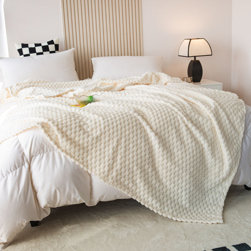 Cubierta de acondicionador de oro acurrucado dormitorio de estudiantes se puede lavar con máquina mantas de mantas de lana mágica de verano cuatro estaciones