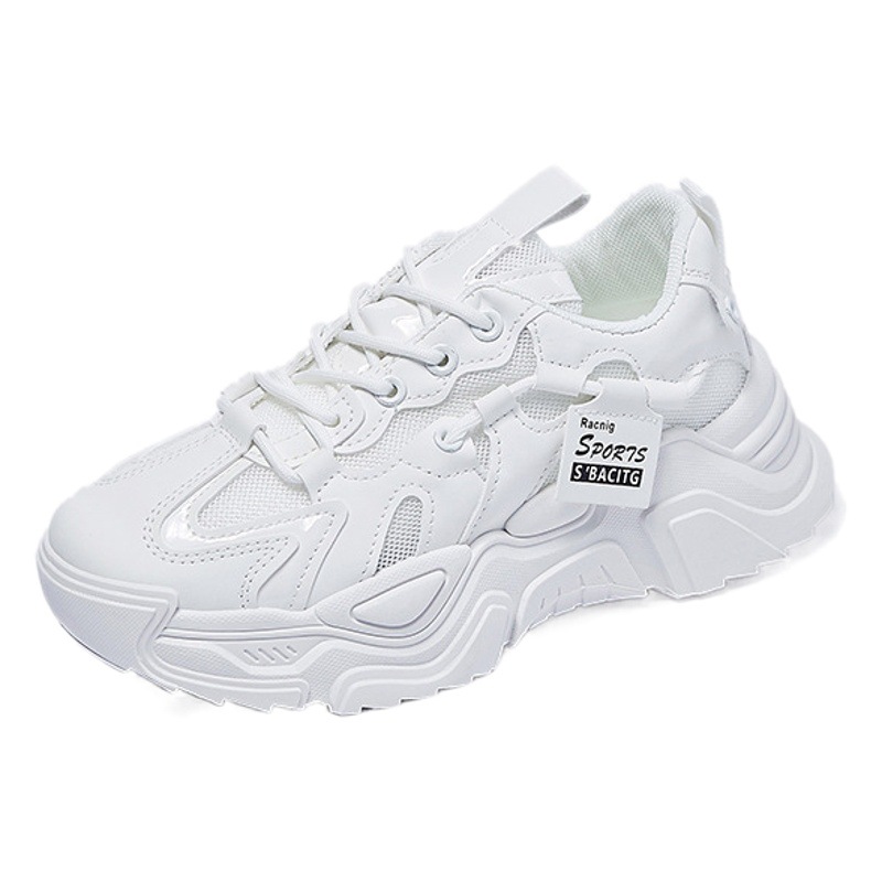 2025Ins K-Style Summer New Dad Shoes Women's Thick-Soled Student Mesh Shoes Women's Trbottomy Breathable Sports Shoes K-9-3
