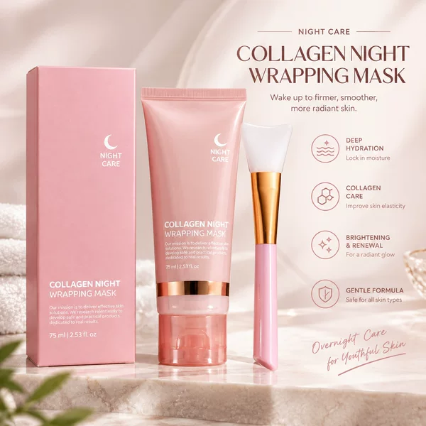 Cross-Border Peel-Off Mask Face Mask Collagen Hydrating Sleep Peel-Off Mask for Moisturizing and Hydrating