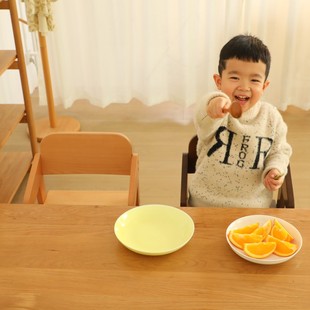 2I Kidsren's Dining Chair for Kidsren over 3 Years Old, Baby Growth and Eating Home Solid Wood Dining Table and Chairs, Tall Kidsren Can Be Raised