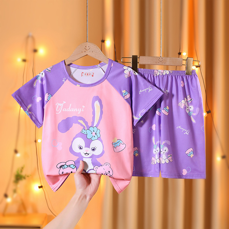 S dual short set-purple rabbit