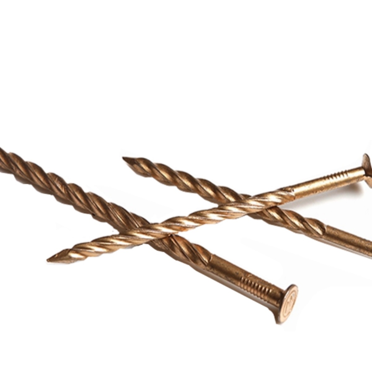 地板钉麻花钉螺纹铁钉2木工钉3龙骨45钉子实木地板散装防松50