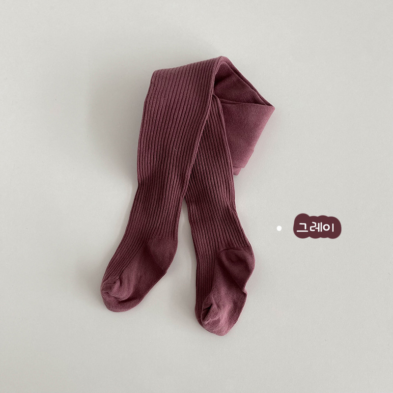 1385 pantimedias para niños al por mayor de Primavera de color sólido de doble aguja de los niños leggings de algodón tira de los NIÑOS Calcetines de baile