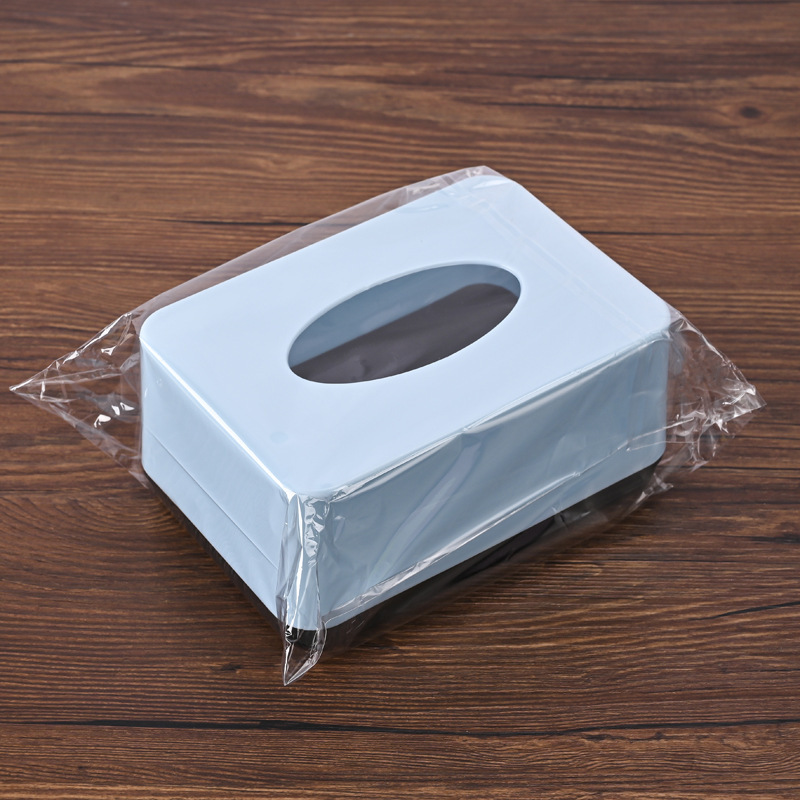 シンプルなプラスチック広告ティッシュボックスカスタムロゴホテルトイレナプキン箱長方形引き出し箱卸売り|undefined