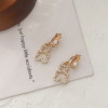 Design retro ear clips, earrings, no pierced ears, trend of season, French retro style, simple and elegant design, wholesale