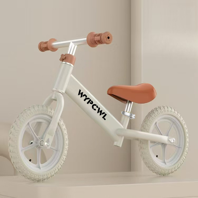 Bicicleta de equilibrio de acero con alto contenido de carbono sin pedales para edades de 1 a 6 años, bicicleta deslizante, andador, patinete para niños.