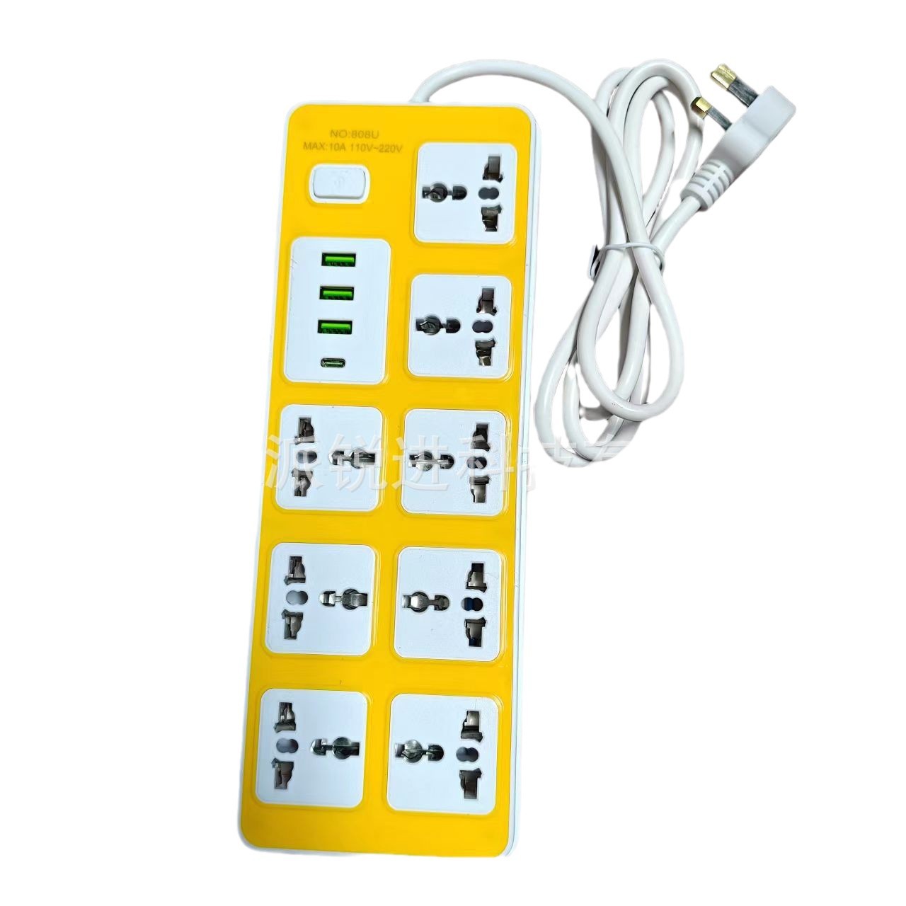 Panel de conexión estándar británico y americano 3m 5m Sudamérica comercio exterior multi-USB 230V Vietnam Tailandia suministro de enchufe estándar europeo