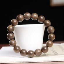 正品文莱沉香手串沉香原木老料单圈佛珠 108颗高油性密结沉香批发