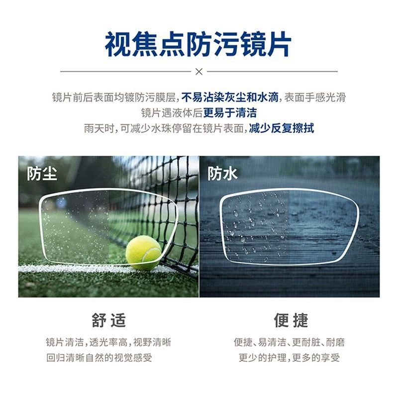 韩国凯米镜片可选超薄U2/U6防蓝光配近视哈气防伪现货配眼镜|undefined