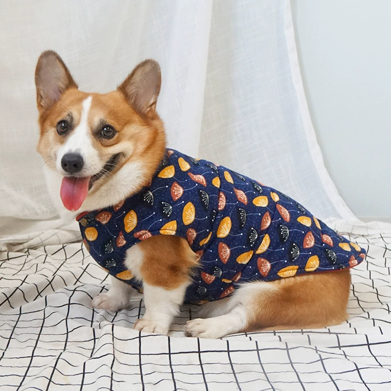 Домашняя собака собака одежда жилет зимняя сетка красная зимняя одежда прилив новогодняя милая коки Тедди маленькая собака среднего размера