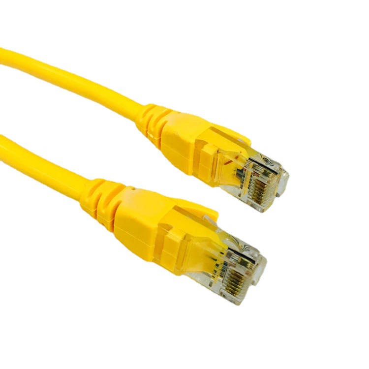 Заводская оптовая сеть прыжков RJ45 готовый механизм строительный сетевой кабель длиной 10 метров супер пять видов желтых сетевых кабелей