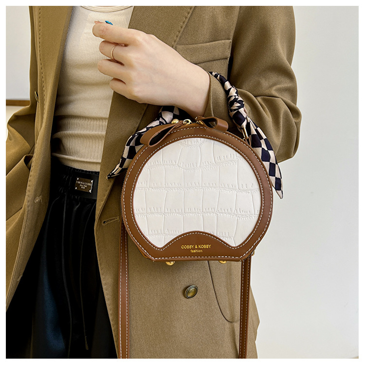 Pu Leather Material Solid Color Pattern All Seasons Season Women's Small Pu Leather Solid Color Streetwear Round Zipper Circle Bag