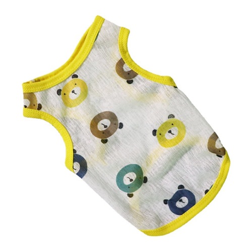 Pet cool clothes for summer outings, dog clothes, hot-selling colorful dog vests, cat and dog clothes, spring and summer pets