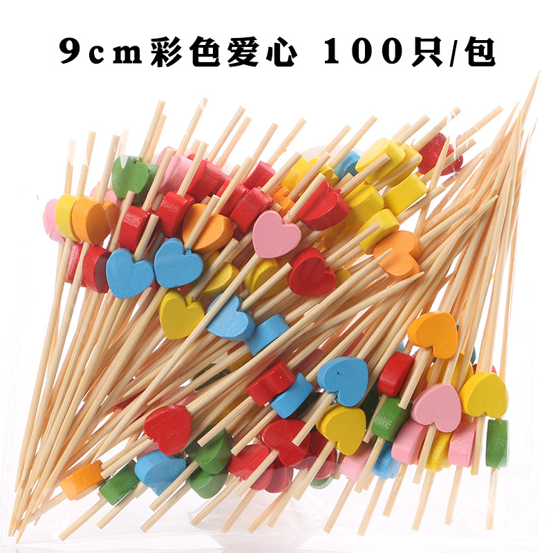 Fruit stick desechable flor stick