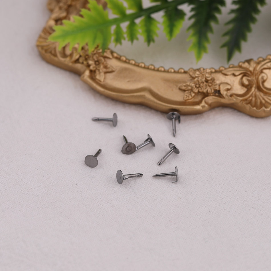 Mariposa de metal hebilla caballo espina chal hebilla tapa de la manga hebilla diy hecho a mano hecho en casa insignia broche accesorios de material de joyería