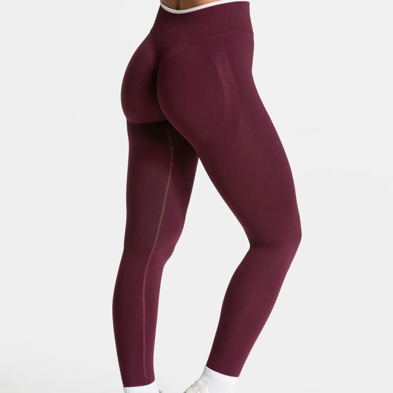 Cross-Border Seamless Knitted Hip-Lifting Yoga Pants, Tight-Fitting High-Waisted Quick-Drying Sports Pants, Outdoor Running Fitness Pants for Women