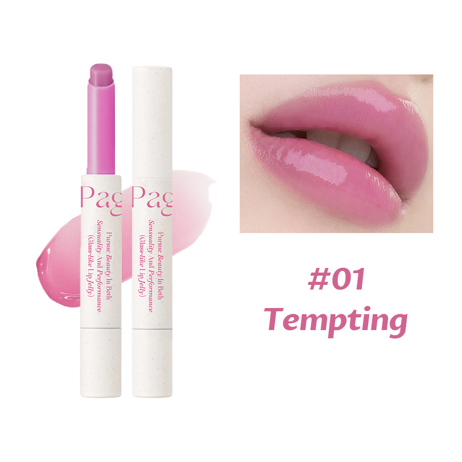 Cross-border PAGE VINE Lipstick transparente con brillo de agua, labios brillantes, maquillaje perlado, no es fácil de descolorar y blanquear. image 6