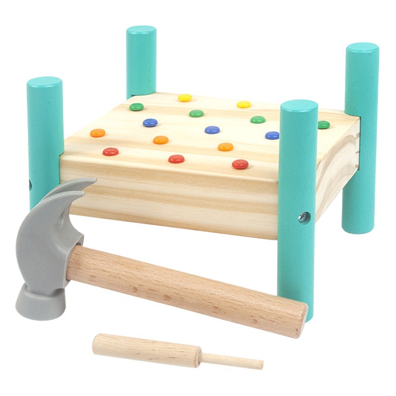 De madera tocando uñas mesa de uñas de los niños tirando de color cognición bebé mano-ojo coordinación educación temprana inteligencia tocando Juguetes
