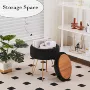 新款定制收纳化妆凳