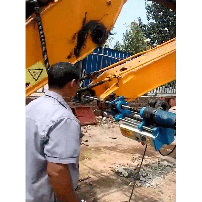 山东挖掘机自用镗孔机 链条轴销孔维修扩孔机 自动堂孔机现货直销