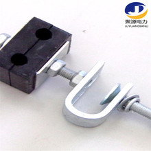聚源電線桿引下線夾 絕緣性橡膠ADSS光纜引線固定卡具 緊固夾具