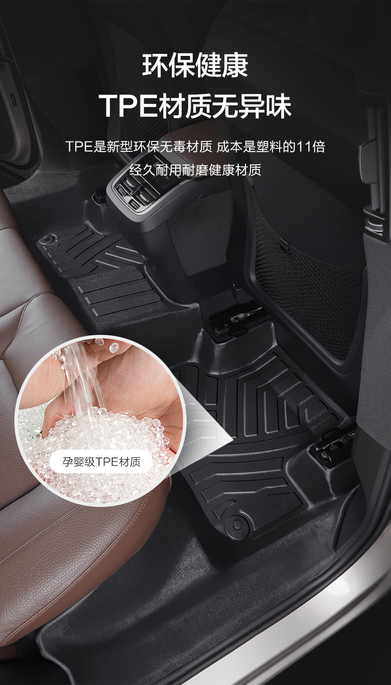 Volvo Xc60 Floor Mats, Fully Enclosed Special Car Supplies, Interior Decoration Modification Accessories, 24 Tpe Floor Mats