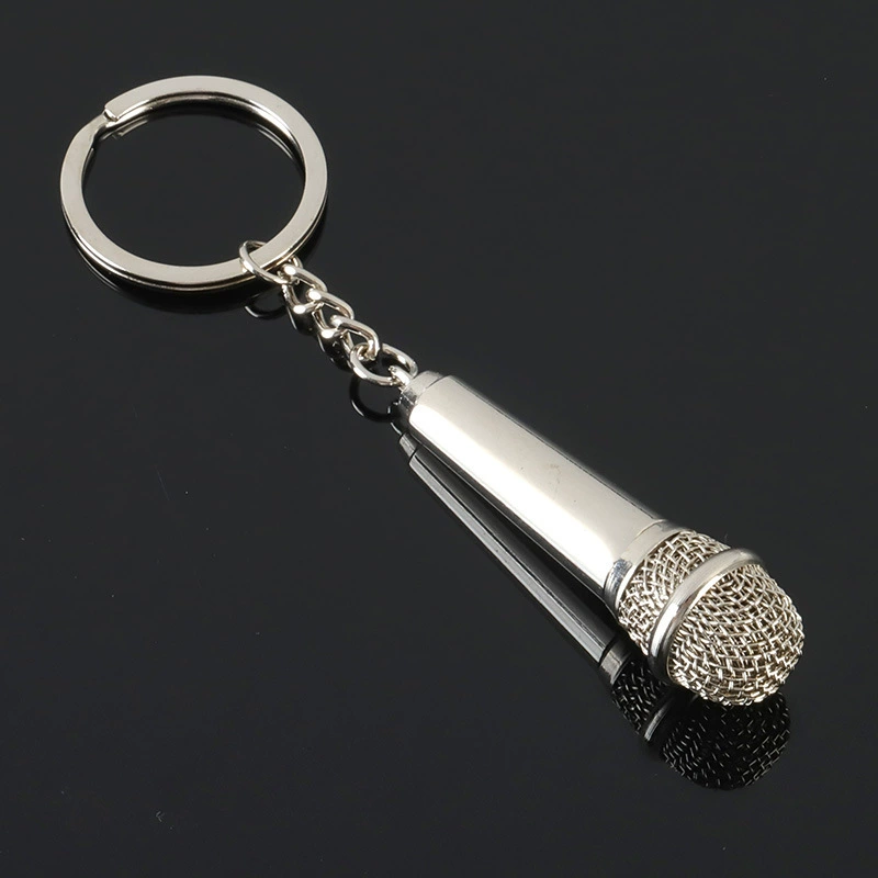 Creative microphone, keychain for men and women