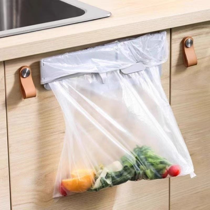 Soporte Plegable para Bolsas de Basura de PP Montado en Pared para Cocina y Baño