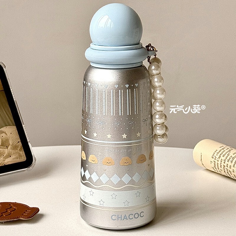 New Simple Niche Thermos Cup for Girls with Good Looks 316 Stainless Steel Student Portable Cute Direct Drinking Cup