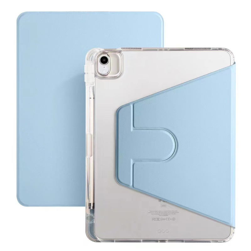iPad ケース保護に適しています高透明 iPad タブレット保護カバー回転可能な iPad9 タブレット保護カバーペンスロット付き|undefined