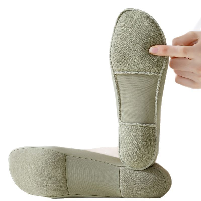 1 Piece Minimum Order Ice Silk Boat Socks with Sponge Sole, Non-Slip, No-Slip Heel, Low-Cut Invisible Socks for Women's High Heels, Zhuji Factory