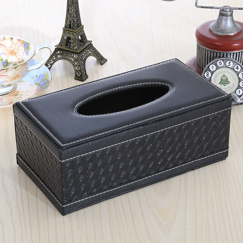 Кожаная домашняя коробка из бумаги для отеля, коробка Paper Box для KTV, автомобильная печатная коробка из бумаги, современная простая PU-бумага коробка