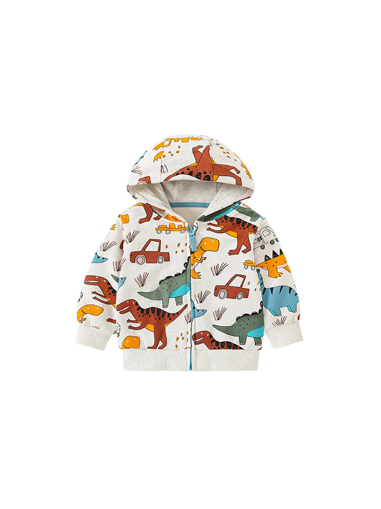 Malwee chaqueta de niño otoño y invierno nuevo estilo europeo y americano para niños con sombrero casual camiseta cardigan guapo ropa de hombre