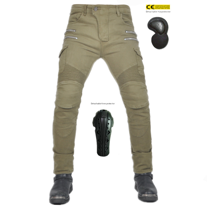 2024 nuevos jeans de motociclismo pantalones de carreras correa de cremallera de motociclismo anticaída pantalones de caballero